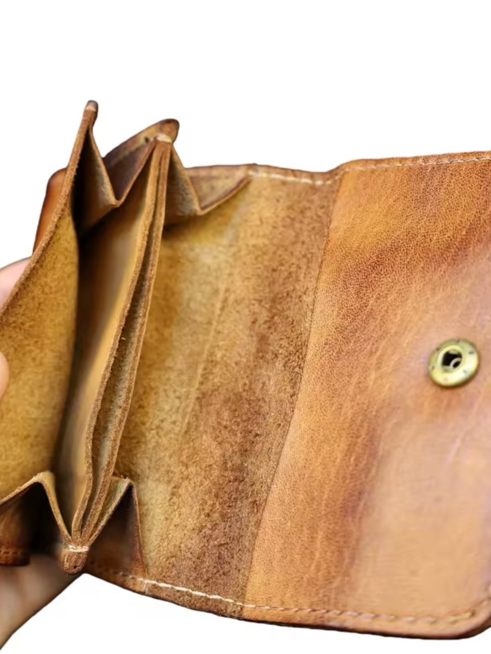 Genuine Leather Snap Wallet in Cognac Brown Good Quality Vintage
Brand New! - Picture 15 of 16